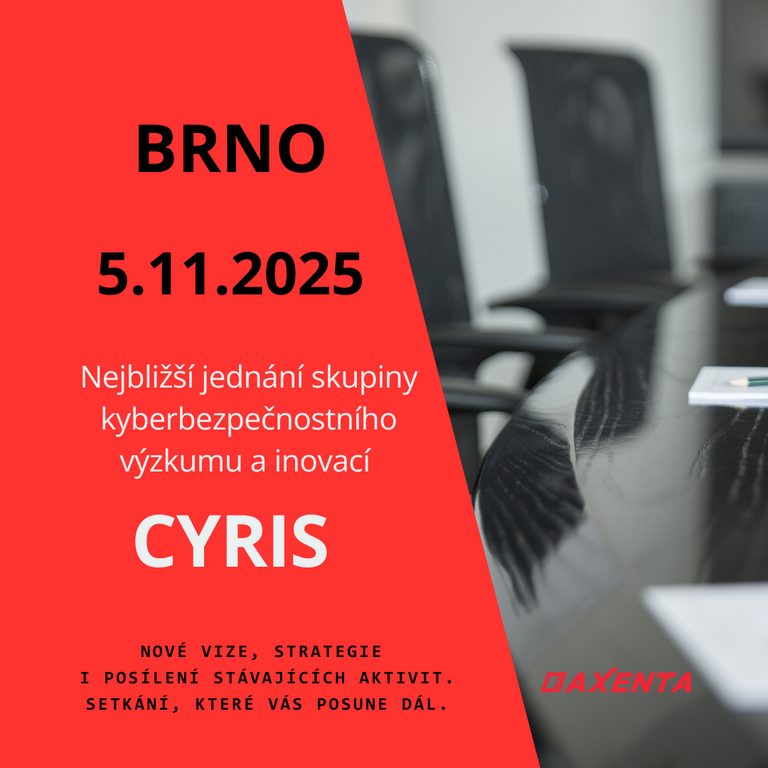 Program je tu – zjistěte, co vás čeká! Jednání skupiny CYRIS již 5. listopadu